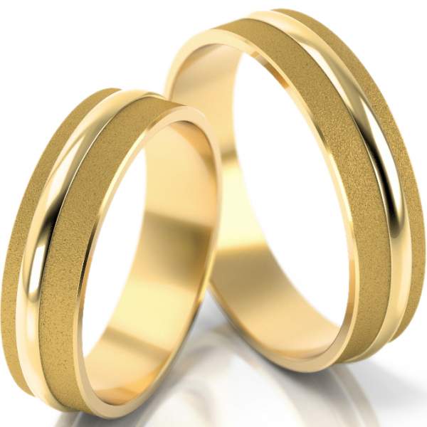 Trauringe Gelbgold (333) ohne Steine