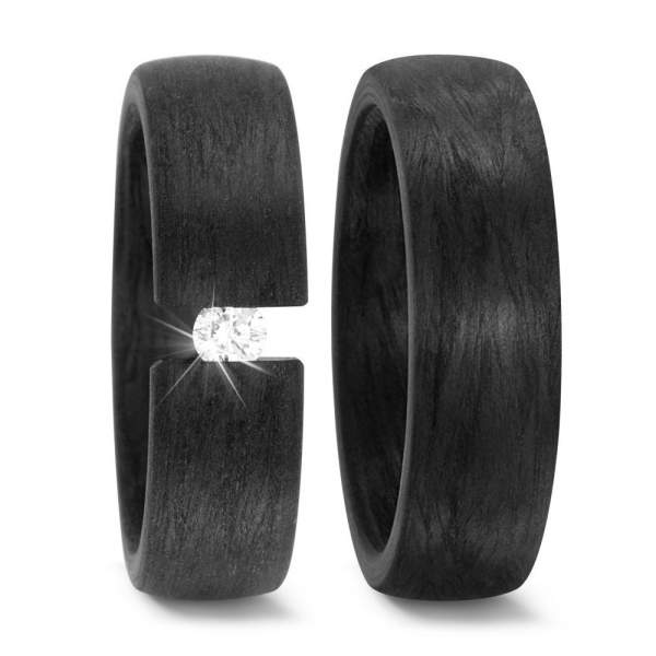 Trauringe Carbon Brillant Titan Factory 59280