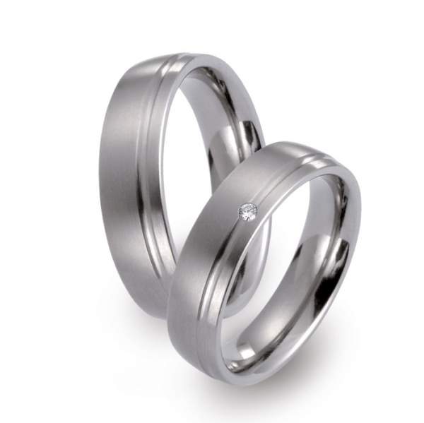 Trauringe Brillanten Titan Factory 51423