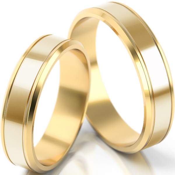 Trauringe Gelbgold (333) ohne Steine