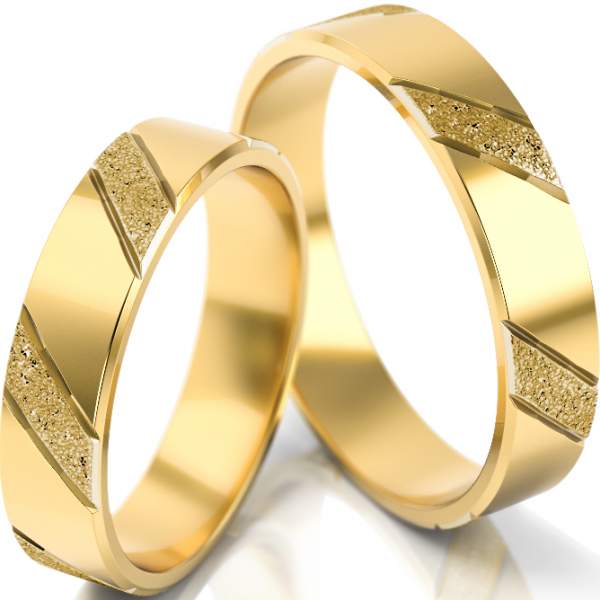 Trauringe Gelbgold (333) ohne Steine