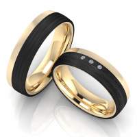 Trauringe Carbon Vario Brillanten ID1501 Trauringe Carbon Vario Brillanten ID1501