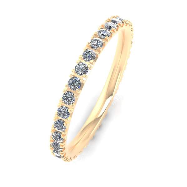 Memoire Ringe Rosegold (333) mit Zirkonia