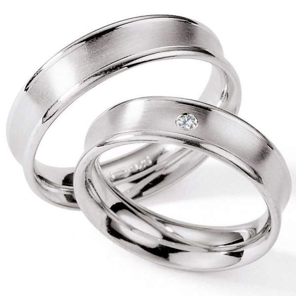 Partnerringe Silber Brillant 55/01120