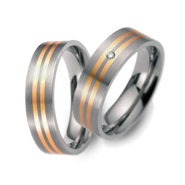 Trauringe Gelbgold Brillanten Titan Factory 51146_G