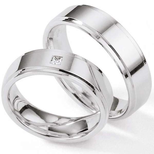 Verlobungsringe Silber Brillant 55/01180