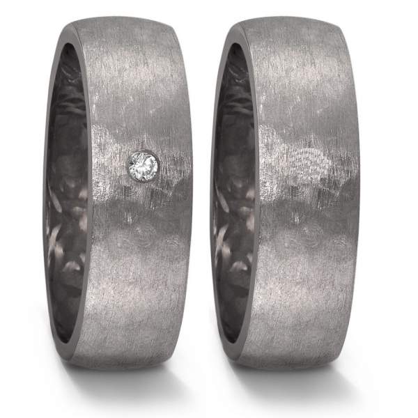 Trauringe Tantal Brillant TeNo 52566