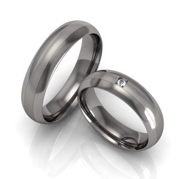Partnerringe Titan Brillant 77/1001