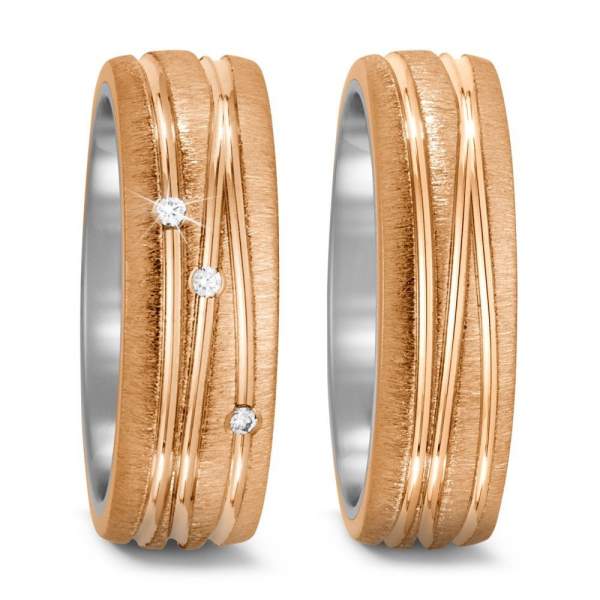 Trauringe Bronze Brillant Titan Factory 52532