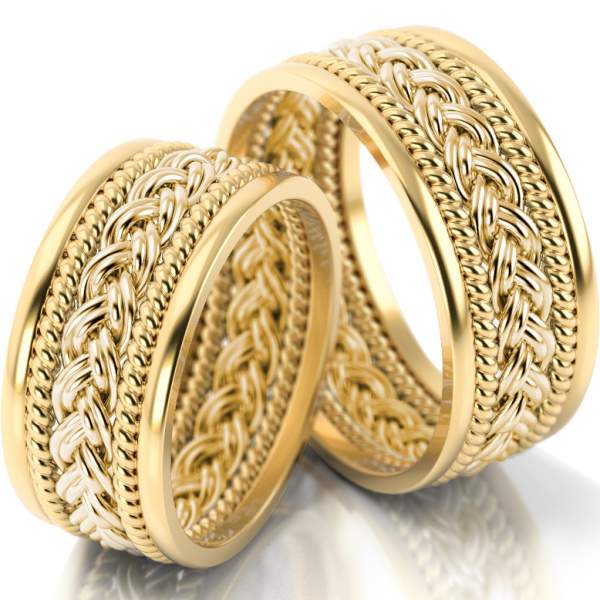 Trauringe Gelbgold (333) ohne Steine