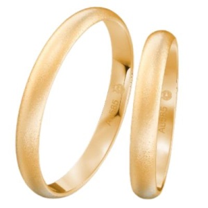 Schlichte Roségold-Eheringe ohne Steinbesatz