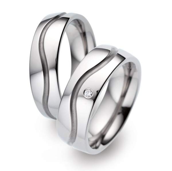 Trauringe Brillant Titan Factory 51744