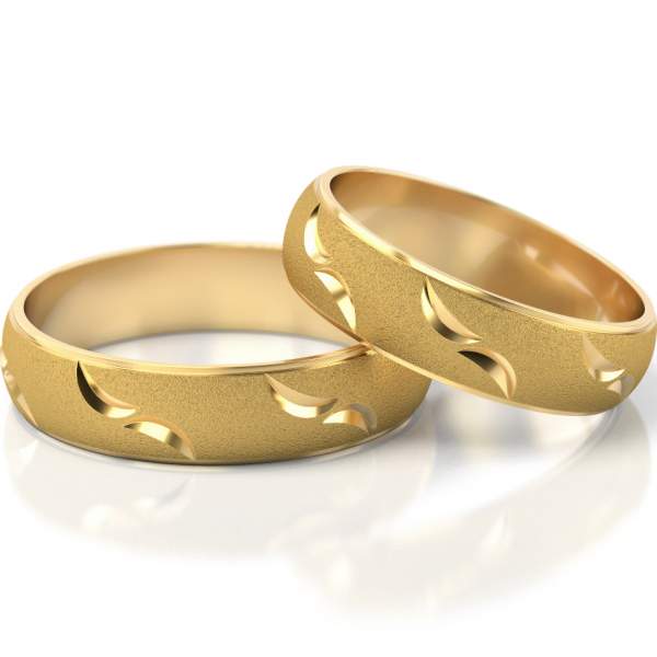 Trauringe Gelbgold (333) ohne Steine