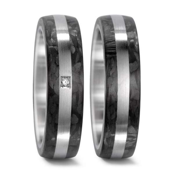 Bild-Trauringe-Stahl+Carbon-0,02ct-545676