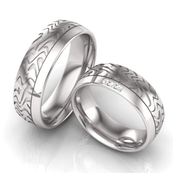 Verlobungsringe Silber Brillanten ID1313