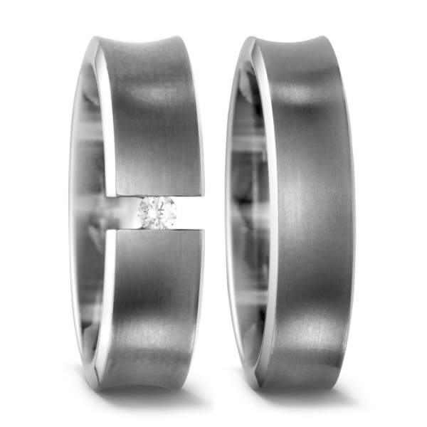 Trauringe Brillant Titan Factory 51317