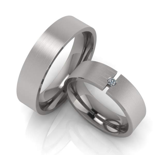 Partnerringe Titan Brillant 1077TS2461