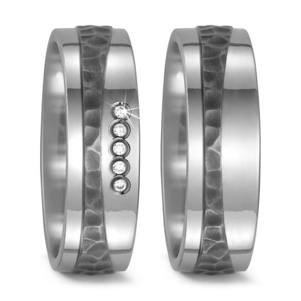 Trauringe Brillant Titan Factory 52428