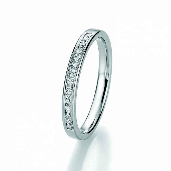 Beisteckring Weißgold 585 Brillant 05-20130