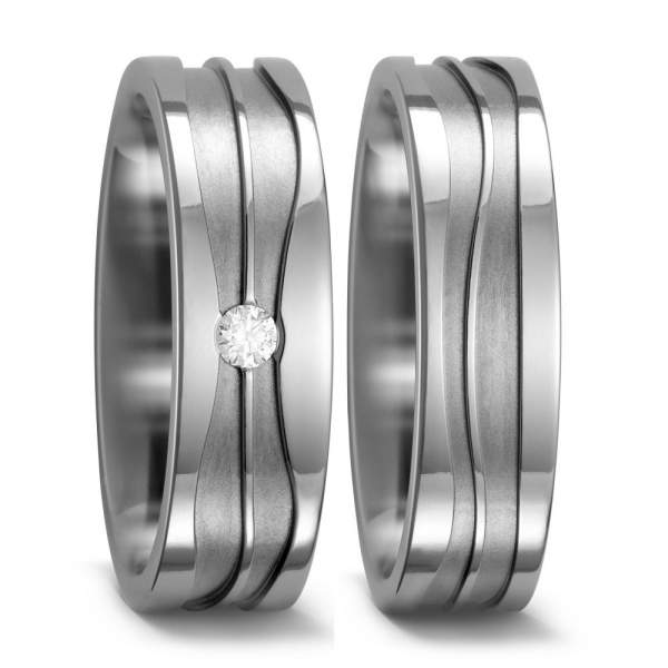 Trauringe Brillant Titan Factory 52396