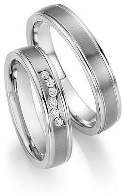 Trauringe Steel Titan Brillant 68/06130