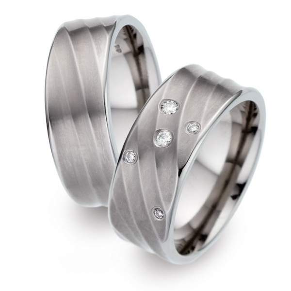 Trauringe Brillanten Titan Factory 52360