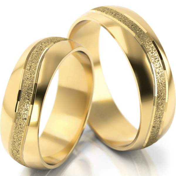 Trauringe Gelbgold (333) ohne Steine