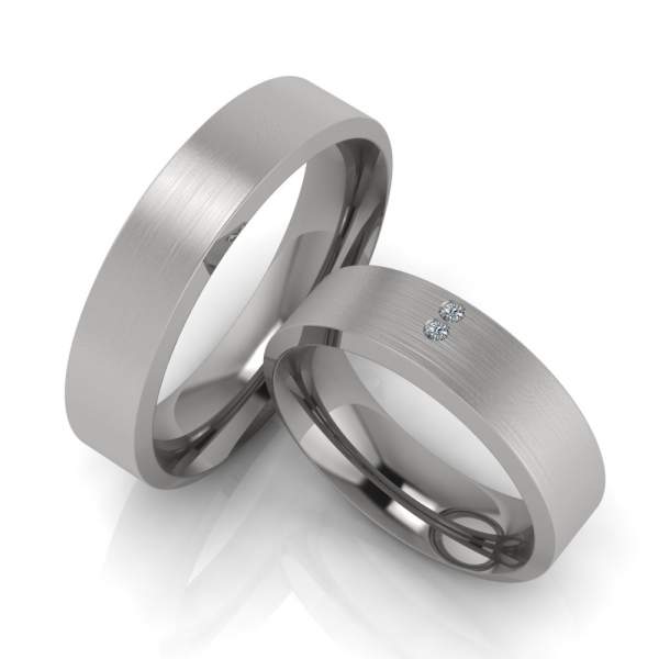 Partnerringe Titan Brillanten 1077TS2460