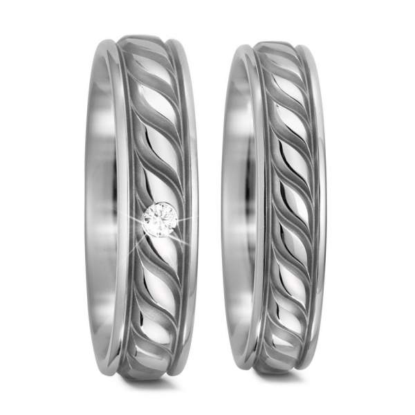 Trauringe Brillant Titan Factory 52500