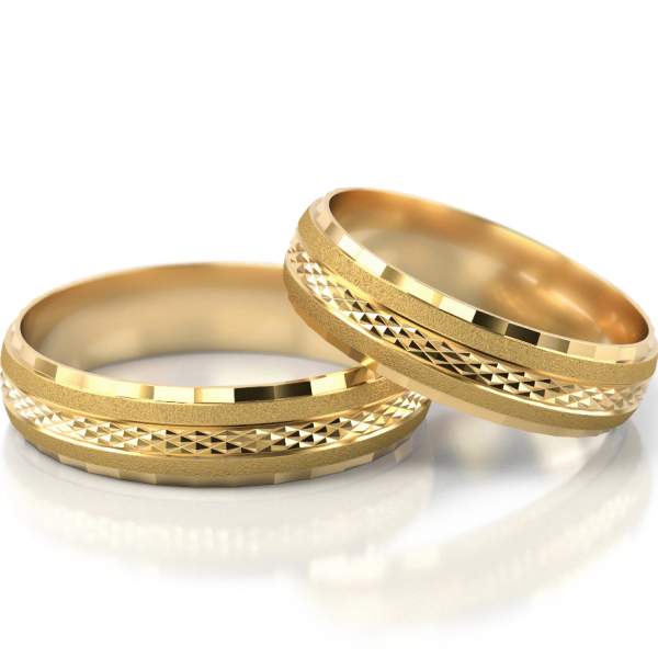 Trauringe Gelbgold (333) ohne Steine