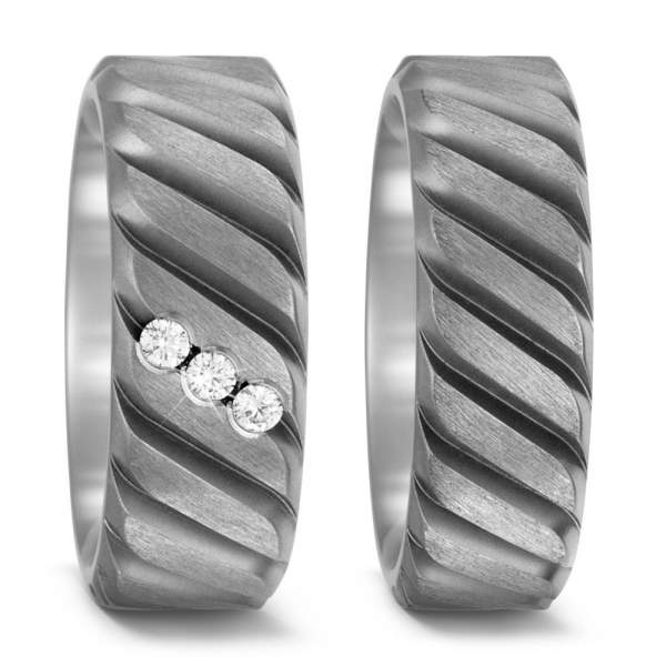 Trauringe Brillant Titan Factory 52490