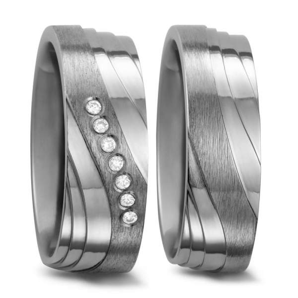 Trauringe Brillant Titan Factory 52413