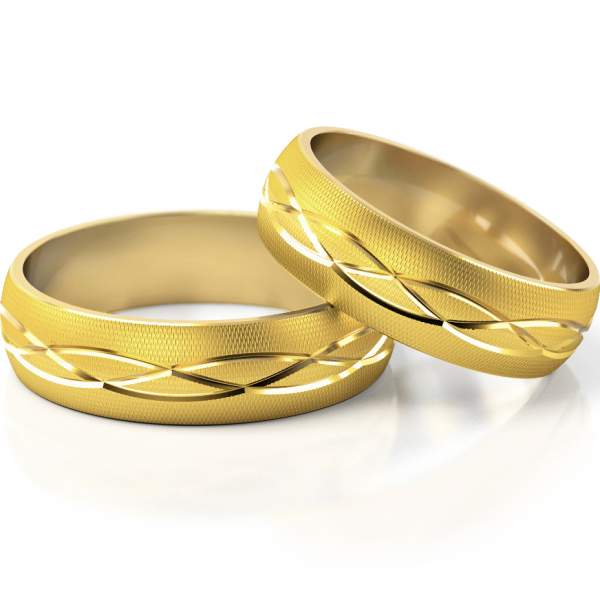 Trauringe Gelbgold (333) ohne Steine