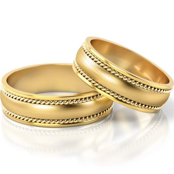 Trauringe Gelbgold (333) ohne Steine