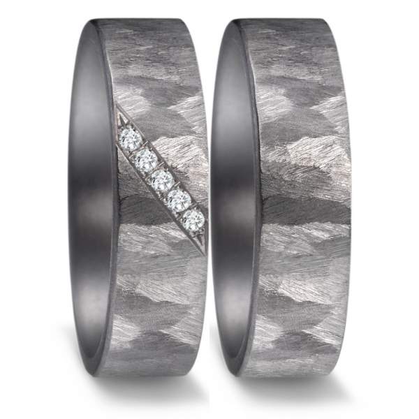 Trauringe Tantal Brillant TeNo 59644