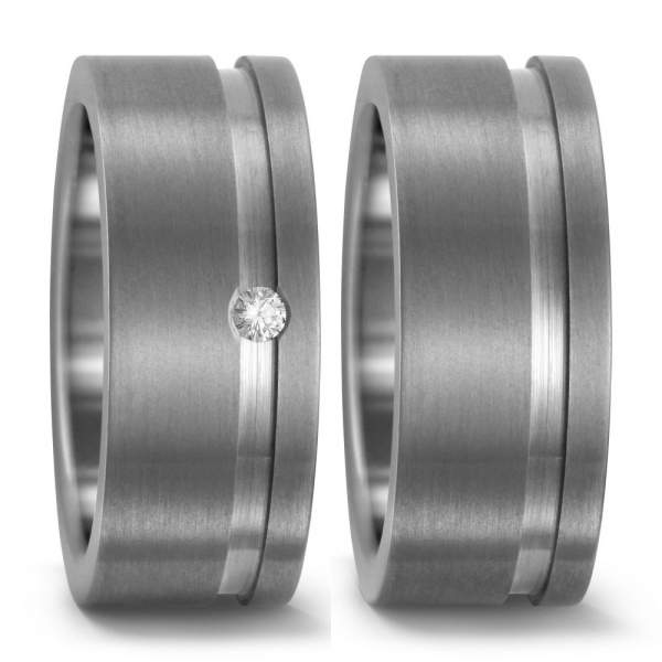Verlobungsringe Brillant Titan Factory 51172