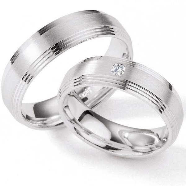 Verlobungsringe Silber Brillant 55/01200