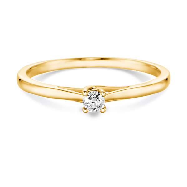 Verlobungsring mit Brillant TS21402.GG | (Krappenfassung)