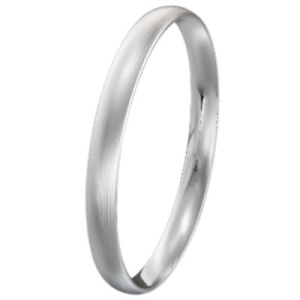 Schlichter Platin-Verlobungsring