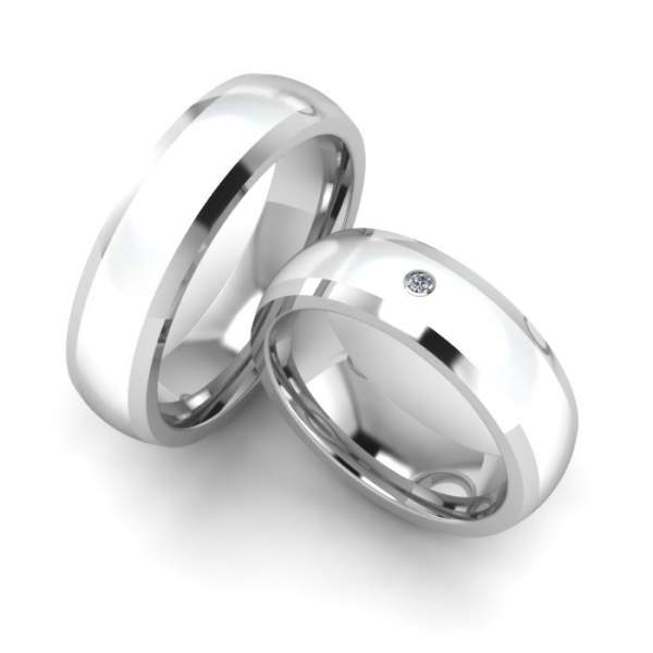 Verlobungsringe Steel Ceramic white Emotion Brillant