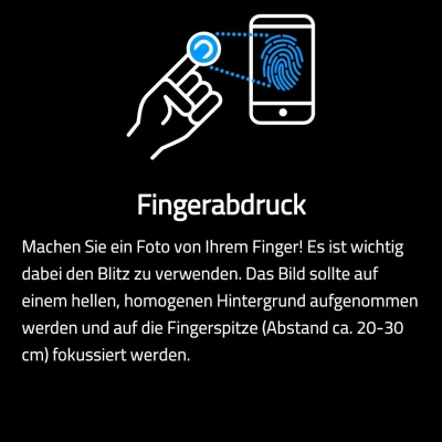 Fingerabdruck per App gravieren