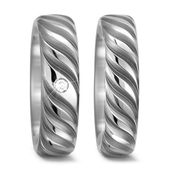 Trauringe Brillant Titan Factory 52515