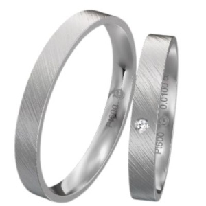 Verlobungsringe für Paare aus Platin