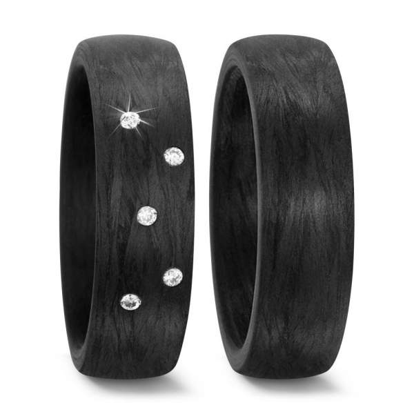 Trauringe Carbon Brillanten Titan Factory 59303_5