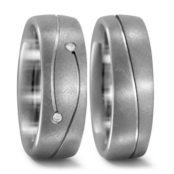 Trauringe Brillant Titan Factory 51925