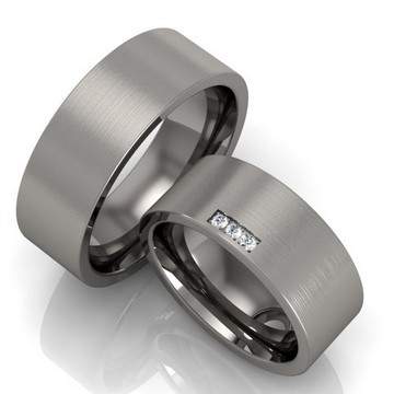 Trauringe Titan Brillanten ID257