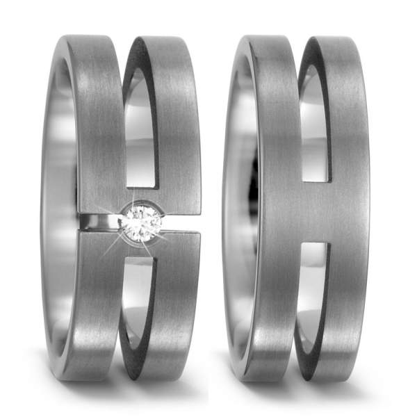 Trauringe Brillant Titan Factory 52492