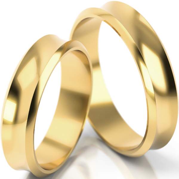 Trauringe Gelbgold (333) ohne Steine