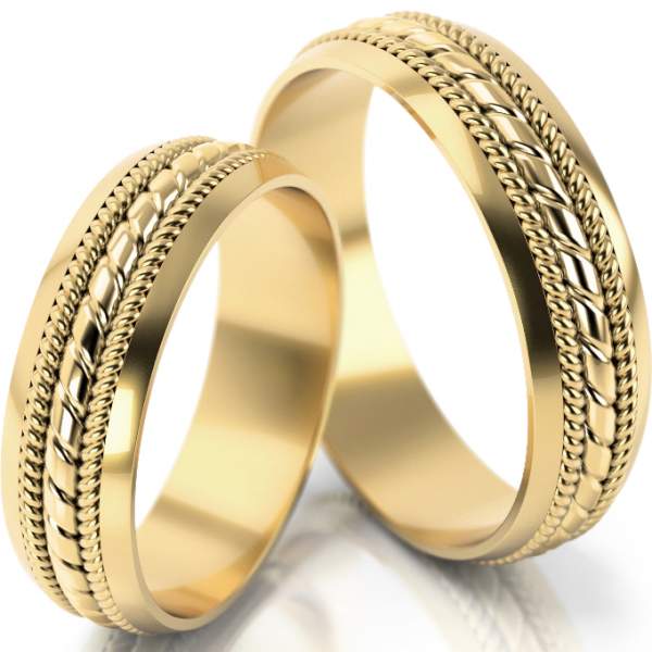 Trauringe Gelbgold (333) ohne Steine