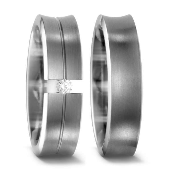 Trauringe Brillant Titan Factory 51319